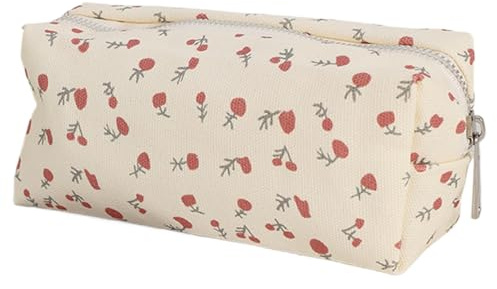 Genérico Neceser De Maquillaje,Organizador De Artículos De Higiene para Brochas - Estuche Cosmético con Cremallera para Viajes Playa Camping Baño Noche