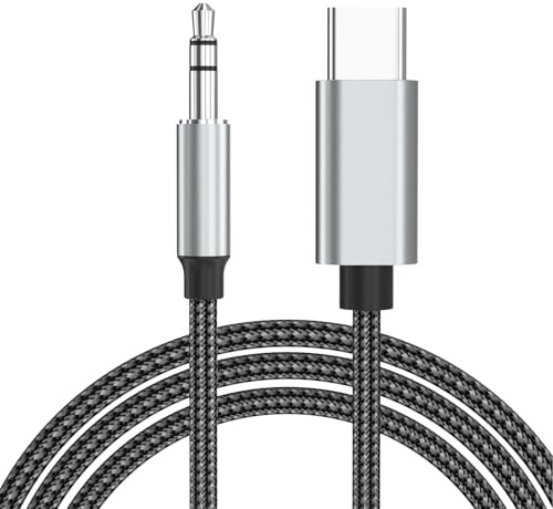 Tanzato USB C auf Klinke AUX Kabel 0.5M, USB C auf 3,5mm Jack Klinke Kabel Kompatibel mit iPhone 17 Air Pro Max/16/15,Galaxy,S25/S24/S23 Ultra,iPad,Huawei P40/Mate40,Home/Car Stereos