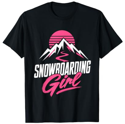 Snowboarder Snowboarding Girl Girls Children Snowboard T-Shirt
