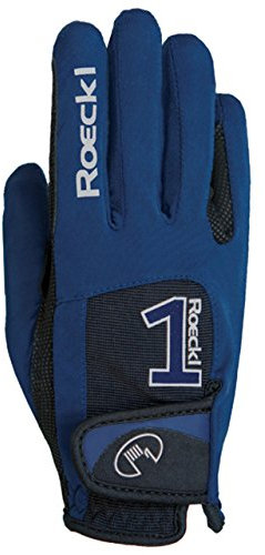 Roeckl Sports Handschuh Modell Mansfield, Unisex Reithandschuh, Marine, 7