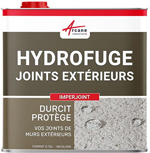 Joint Farinant et Friable, Durcisseur 0.75 L (jusqu'à 3.75 m²) | Durcit les Joints Farinants, Hydrofuge, Protège du Gel, Murs, Façades, Sols et Carrelage Poreux - Arcane Industries