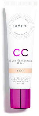 NEW Lumene CC Cream 6 in 1 Medium Coverage for all Skin Types SPF 20 Fair