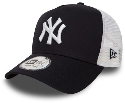 New Era Gorra Clean Twotone Yankees TruckerEra Mujer/Hombre - de Baseball Malla Beisbol Snapback, con Visera Verano/Invierno Primavera Verano Otoño Invierno - Talla única Azul Oscuro
