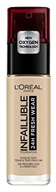 L'OREAL PARIS Infaillible 32H Fresh Wear Foundation SPF25 No.130 True Beige (30 ml)