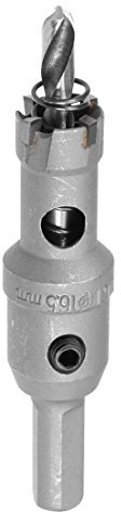 sourcing map Hartmetall Lochschneider, Lochsägen für 5mm Edelstahlblech Metall 16,5mm