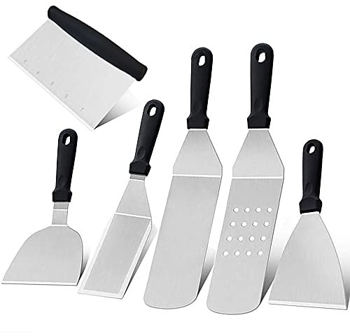 LXGKREL - Spatola per barbecue, spatola per hamburger