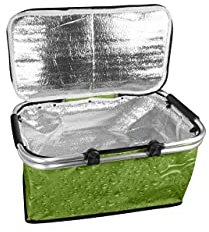 Isolierkorb Kühltasche Picknickkorb Einkaufskorb isoliert Kühlkorb