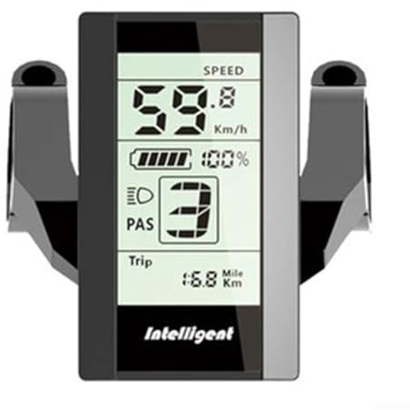 Écran LCD pour vélo électrique 800S pour Bafang BBS01 BBS02 HD Moteur central écran vertical