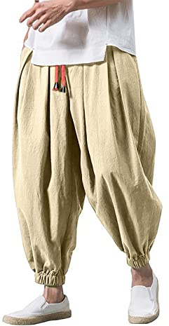 Pantaloncini Vita Alta Eleganti Pantaloni Larghi Casual Larghi alla Moda Pantaloni Elasticizzati da Uomo Pantaloni da Uomo Tinta Unita Pantaloni Elasticizzati da Lavoro