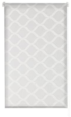 Estoralis | DAVOS| Tenda a rullo |Nessuna perforazione tessuto traslucido | Bianco | 50 x 150 cm (larghezza/altezza) dimensione del tessuto 47 x 150 cm | Tende per finestre e porte
