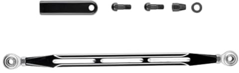 Kacepar Varilla de enlace de palanca de cambios de motocicleta, varillaje de palanca de cambios de motocicleta, varillaje de palanca de cambios de aleación de aluminio compatible con Harley Davidson