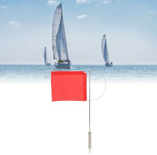 SustVita Outlast Marine Mast Flag Lightweight Sailboat Wind Sock Stainless Steel Design for Reliable Wind Measurement) (200 * 160mm(7971SM))