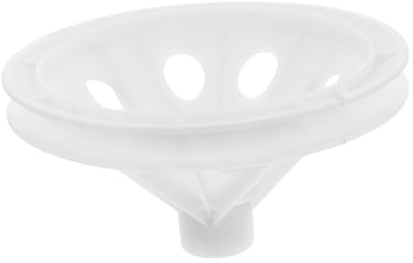 Gadpiparty Polea de Lavadora para Motor, Repuesto de Plástico Blanco Compatible Diseño de Doble y Orificio Cuadrado para Lavadora Semiautomática | Plástico, Diseño de Doble , Repuesto para Sistema de Accionamiento y Engranaje