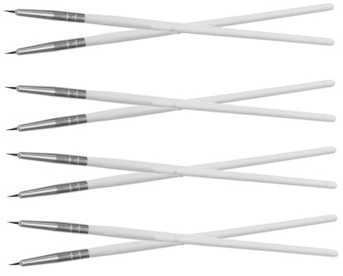 SAFIGLE 8pièces Pinceaux Pour Nail Art Stylo Liner Pinceau Fin Outil De Manucure Fournitures Pour Ongles De Pinceaux Pinceau Pour Gel Stylo Nail Art