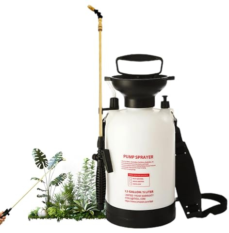 Spruzzatore Pompa Da Giardino, Spruzzatore di Pressione, 55x19x19 Pollici con sicurezza Confortevole Signore Portatile Manuale, irrigazione per la Corte, Il Pavimento di vaporizzazione,