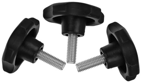 Abaodam 3pièces Rechange pour Pied De Parasol Vis Anti-Vent Bouton De Serrage pour Patio Jardin Et Plage
