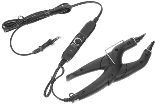 SMASOLO Outil Professionnel de Connecteur de Fer à Extensions de Cheveux avec Régulation de Température Pinces Légères Ergonomiques pour Rajout Cheveux Queue de Cheval et Tresse Usage