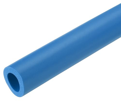 QUARKZMAN Rohrisolierung Schaumstoffrohr 18mm ID x 30mm OD 0.45m Schaumrohr Wärmeisolierung Rohr Für AC Einheit Griff Wasserrohr Frostschutz - 1-3/16 x 11/16/Blau