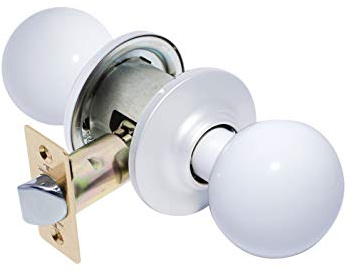 Tesa Assa Abloy 3905U0BL Juego De Pomos BOLA Para Puertas Blanco Función 05