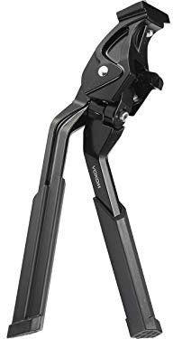 Voxom Unisex Voxom cykelstativ Frs5 sort, to-ben, til 24-29, specielt egnet E-bikes uden middelmotor St nder, Schwarz, 24 - 29 EU