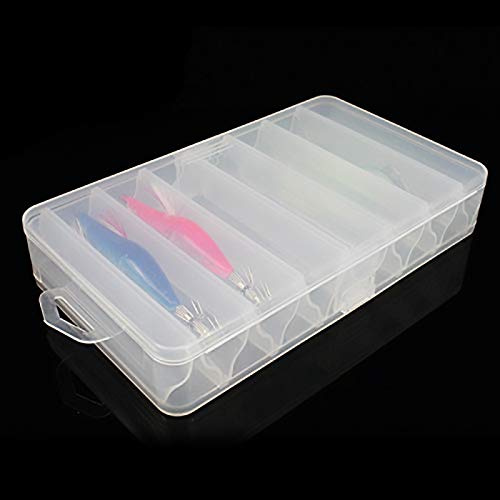 OriGlam Fishing Lure Box - Double Sided 14 Compartment Tackle Storage Trays, Waterproof Lure & Bait Storage Case
