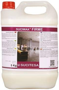 Produits et accessoires de nettoyage - Produit ménager entretien maison - Nettoyeur Sol - Nettoyant Sol - Emulsion - SUCIWAX FIRME - Bidon de 5L