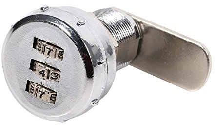 Serratura A Cilindro Combinazione Codice 3 Cifre, Lucchetto Per Cassetto Cassettiera Scrivania Postale Armadietto Armadio Cucina Guardaroba Camma Cassetti Rotante Dell'Armadio Scatola Ufficio Cassetta