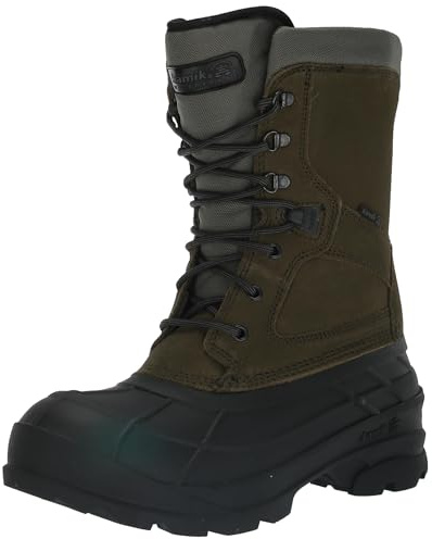 Kamik Herren Nation Plus Schneestiefel, Dark Olive Dol, 45 EU