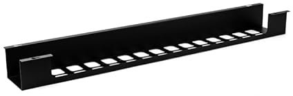 TecLines TKW003 Kabelwanne horizontal 1000mm, schwarz