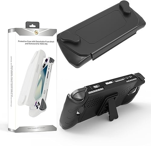 Protezione compatibile con ROG Ally, custodia antiurto in TPU antiscivolo antigraffio custodia protettiva per console portatile ROG Ally Gamings (nero)