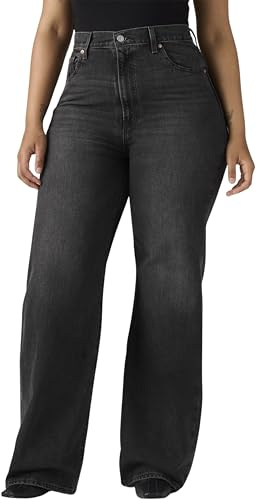 Levi's Ribcage breda ben jeans för kvinnor, Dra upp, 29W / 32L