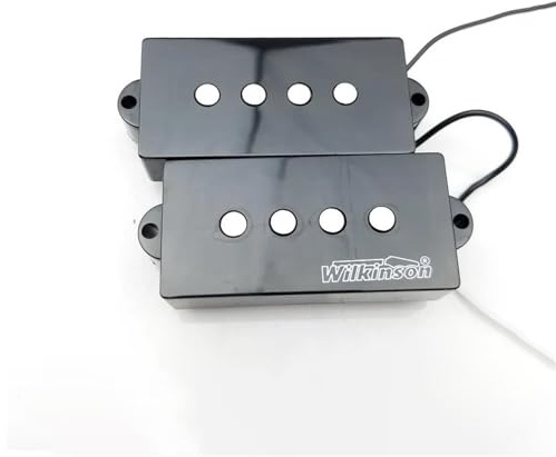 Tonabnehmer Pickups Set 4 Saiten PB E-Bass Tonabnehmer Vier Saiten P Bass