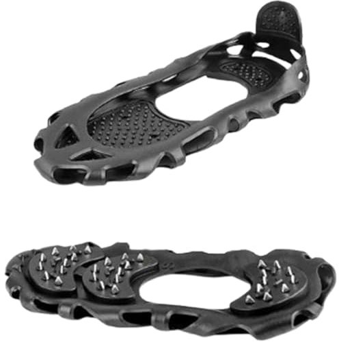 Schuhspitzen, Schuhstollen für Schuhe, Schneestiefel mit 30 Stollen aus Legierung, Schuhstollen, Traktionsgriffe, Outdoor-Dachstiefel für Wandern Winter