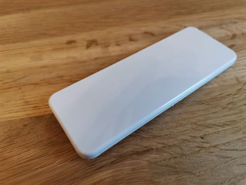 White UPVC Window Board/Cill Cover 1.25m Long 9mm Thick Including End Cap Plastic Window Sill Capping (Short end Cap Pair)