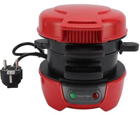 Macchina per la Colazione, Macchina per la Colazione, Controllo della Temperatura, Antiaderente, Funzione 3 in 1, Facile da Usare, Materiali Sicuri, Facile per la Macchina per la