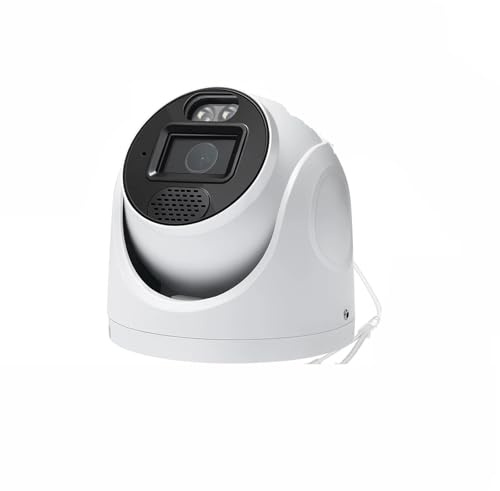VEKELETE Caméra IP 4K 8MP POE H.265 Grand Angle 2,8 mm, Audio extérieur, détection humanoïde AI, caméra de Surveillance CCTV Domestique(8MP Add 32G Card)
