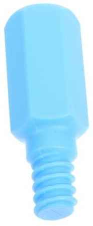 WRITWAA Threaded Mop Handle Adapter 25mm Blue Threaded End Replacement Broom Handle Repair Kit Extension Pole for Household Cleaning and Mop Stick Replacement