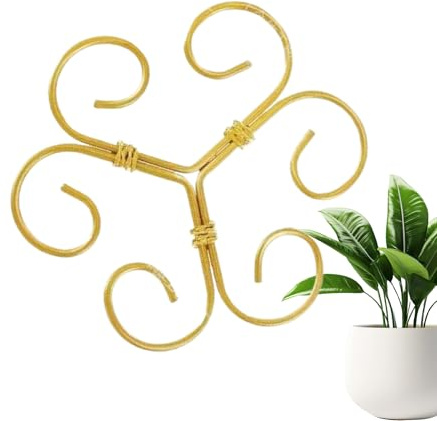 Plant Stabilizer | Iron Adjustable Reusable Plant Support - Garden Stands for Outdoor Horticultural Rosebud Money Tree Creeper Orchid Potted Greenhouse Gladiolus Home