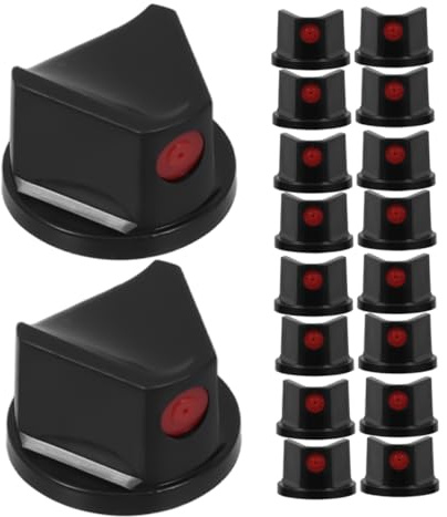 HOMSFOU 30pcs Spray Paint Nozzles for Cans Waterproof Spray Paint Tips for Graffiti Black Adjustable Nozzle Set for Art Projects