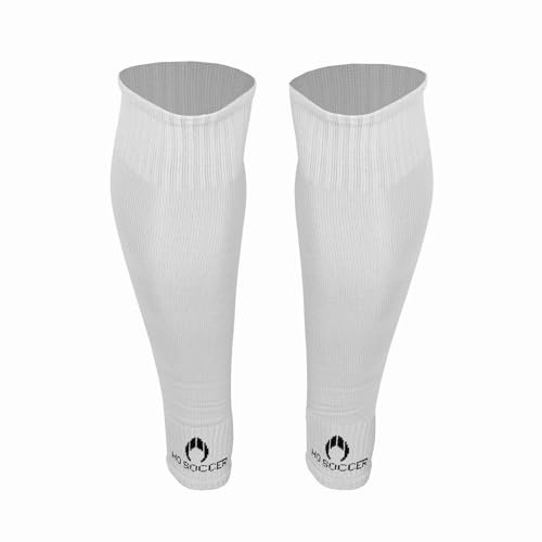 HO Soccer Media Tubular Blanco Sin Pie, Unixex, Adulto, M (39-42)