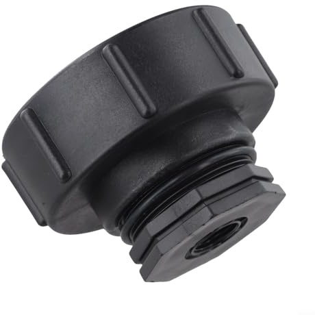Yuanpgky Adaptador de contenedor IBC S100x8 Reducción de rosca interna gruesa para tanque de agua, sistemas de recogida de agua de lluvia y procesos industriales con material PP