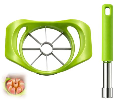 2 Pack Apple Corer Apple Slicer Apple Corer Remover Apple Corer and Slicer Apple Slicer and Corer for Home Kitchen Fruit Prep Suitable for Kitchens, Fruit Stores, Etc.