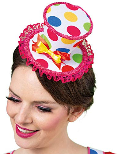 WOOOOZY Hut Mini-Zylinder bunter Clown XL