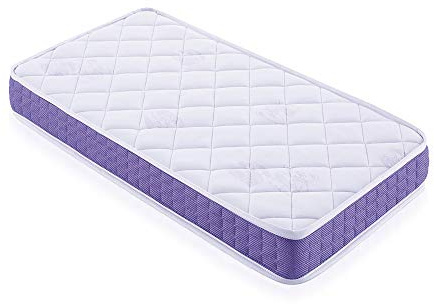 MATTREX | Colchón Viscoelástico Cuna Tamaño: 140x70 cm – Colchón Cuna Altura: 12 cm Transpirable, antiácaros, antihongos y antibacterias – Colchónes Cunas con Certificado Oeko-Tex®