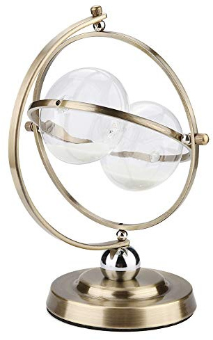 Metall timglas sandtimer glas timer sandglas 15 minuter glas vintage vardagsrum