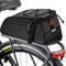 Shinkuro 2 IN 1 Gepäckträgertasche, 10L & Wasserdicht Fahrradtaschen für Gepäckträger, mit Tragegriff und Schultergurt, Fahrrad Taschen hinten, Fahrradtasche für Heckträger mit reflektierendem Bereich