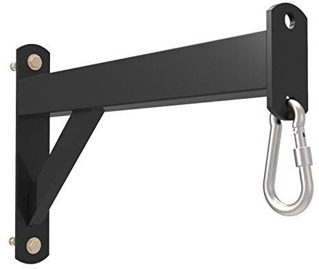 Robuste Boxsackhalterung inklusive Karabiner mit Schloss,Befestigungsschrauben,Verlängerung der festen Platte um 30 cm,robuste Boxsack-Wandhalterung für Box-Fitness zu Hause