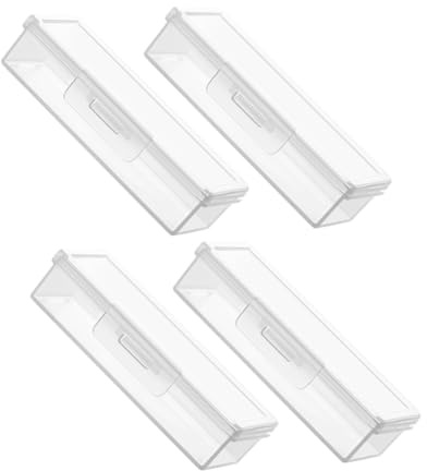 PRETYZOOM Contenedor Portátil Para Bastoncillos De Algodón 4 Unidades Estuche De Viaje Transparente Dispensador Multifuncional Para Hisopos Organizador De Baño Soporte Ligero Para Viajes