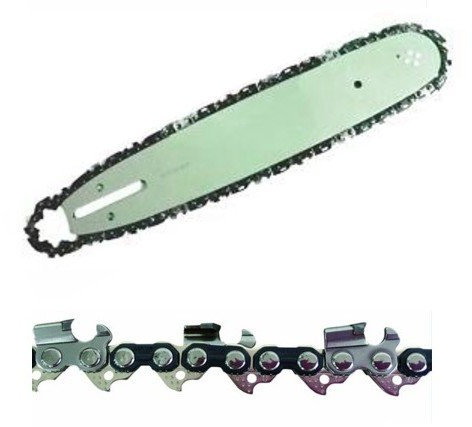 FAST WORLD SHOPPING ® SET RICAMBIO PER MOTOSEGA 25CC LAMA BARRA CON CATENA MOTO SEGA 25 CM