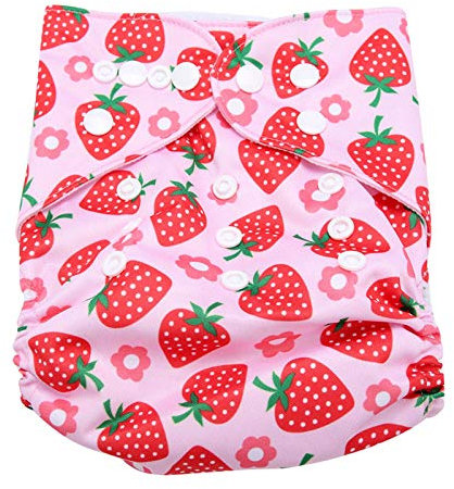 GOTOTOP Pannolini da bagno per neonate, pannolini da bagno riutilizzabili regolabili per neonati (0-3 anni), lavabili (BL006)